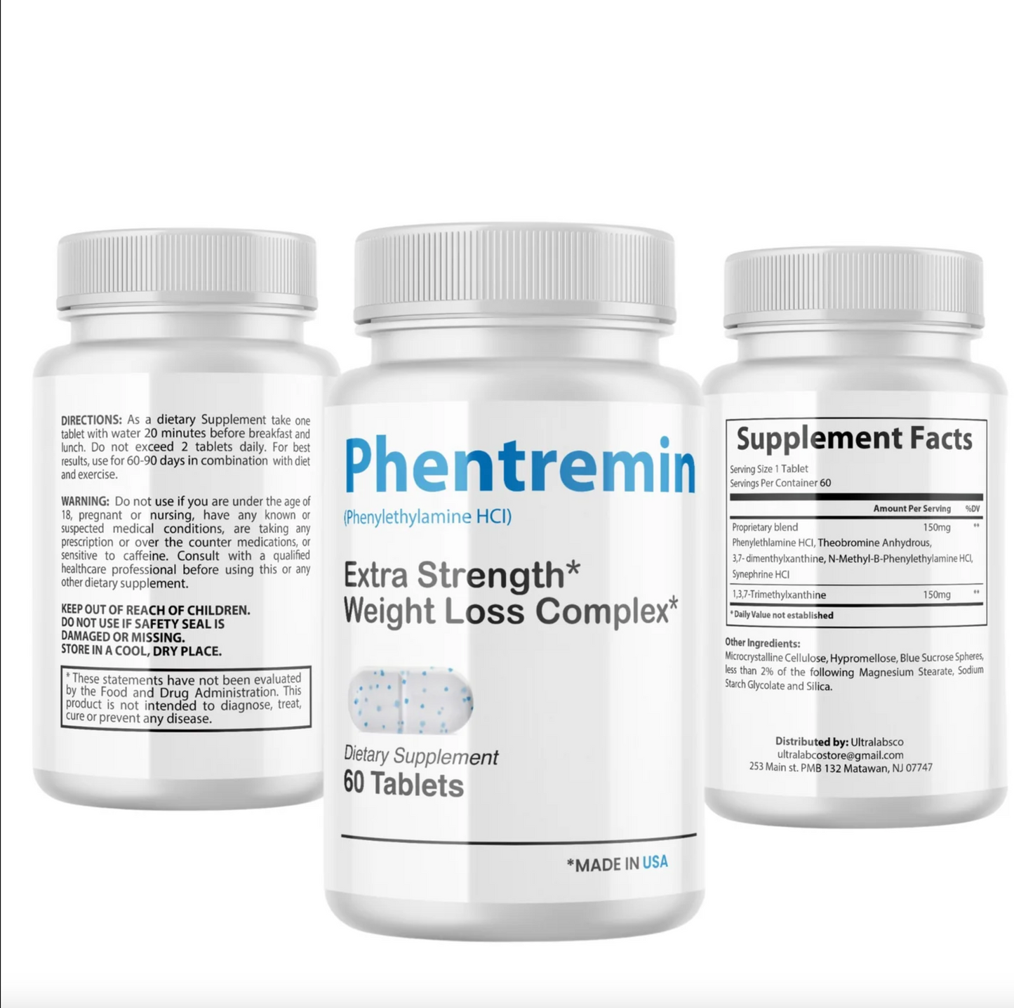 Phentremin - Best Official Fat Burner - 2 Bottle Supply Highest Professional Grade Ingredients