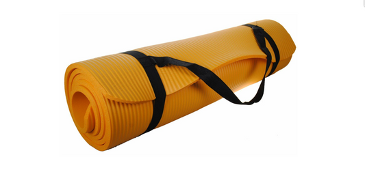 Yoga mat 72" X 24" Extra Thick Exercise Gym Fitness Mat with Carrying Strap