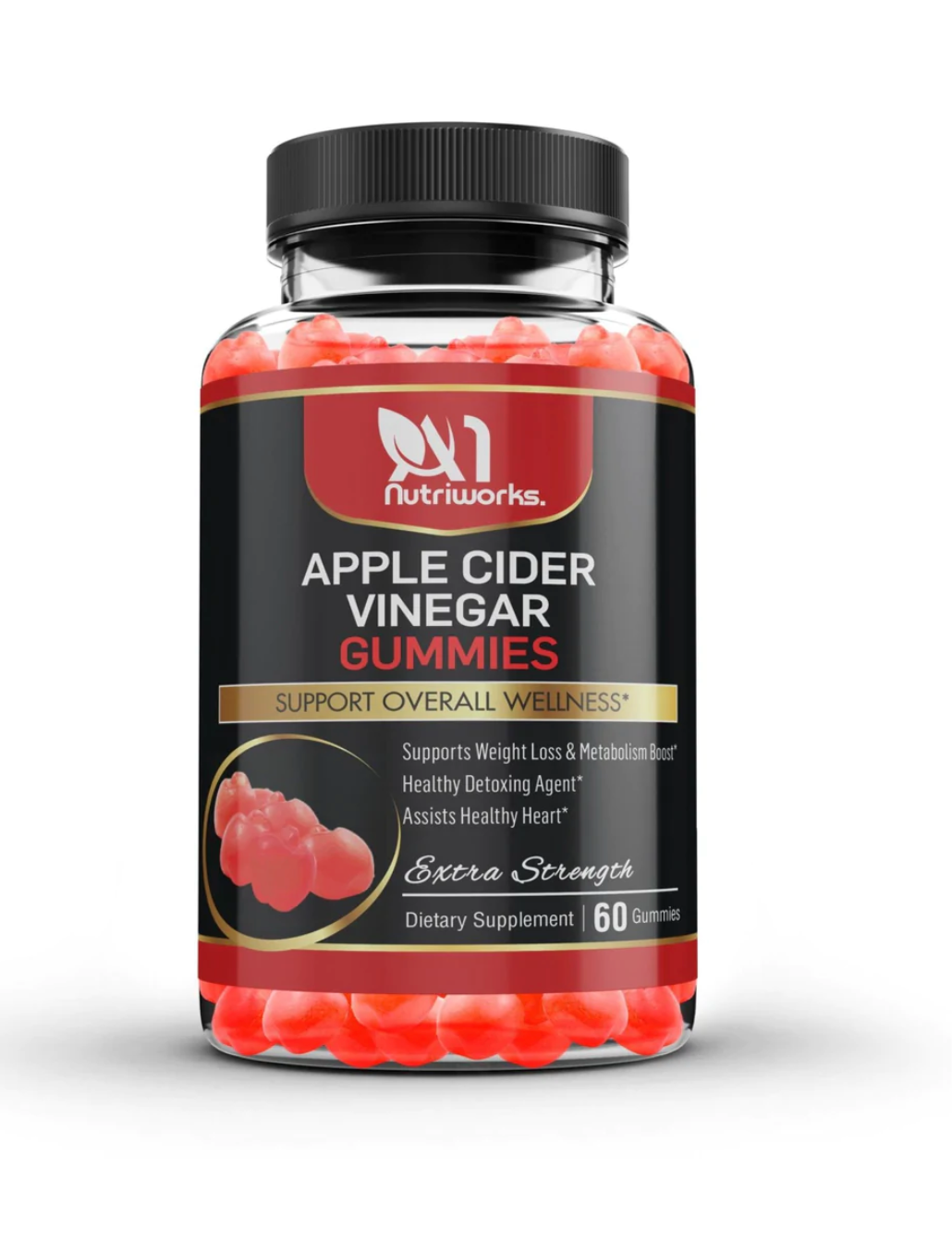 1 Month Supply Apple Cider Vinegar Gummies