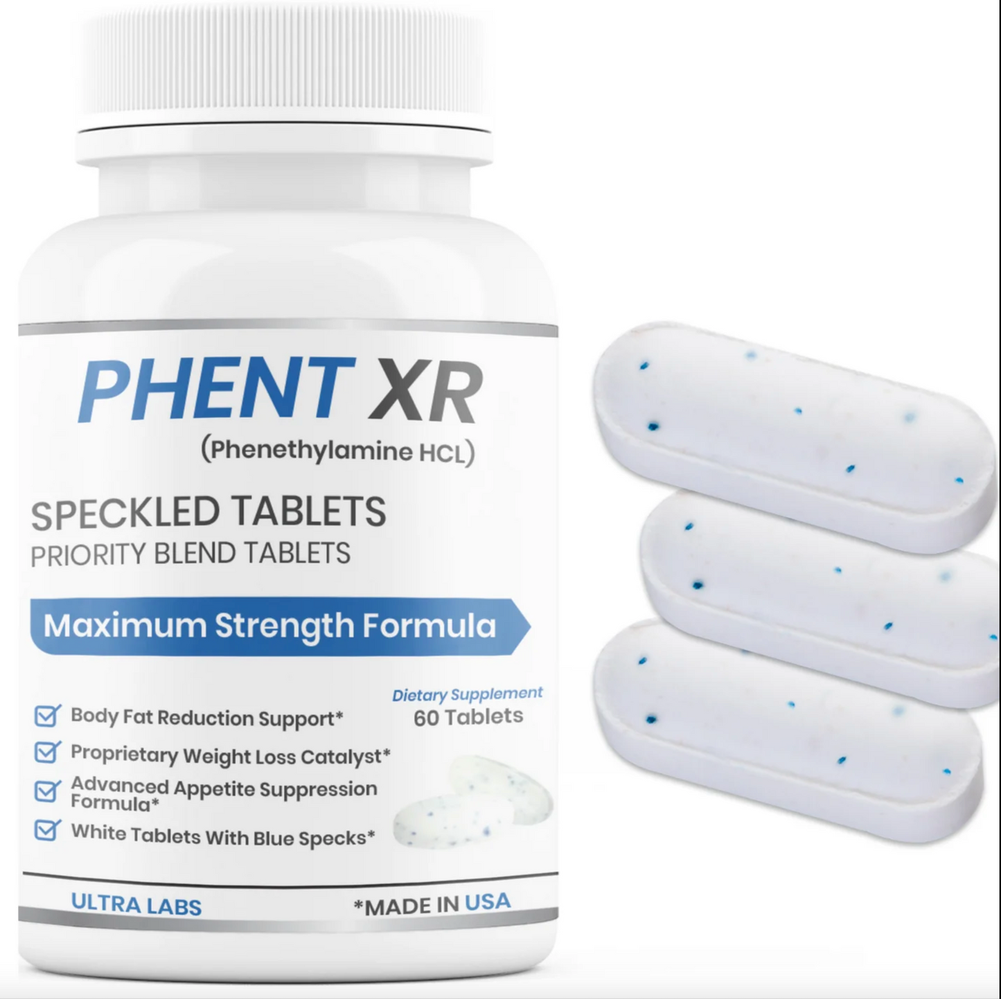 Phent XR White / Blue Speckled 60 Tablets